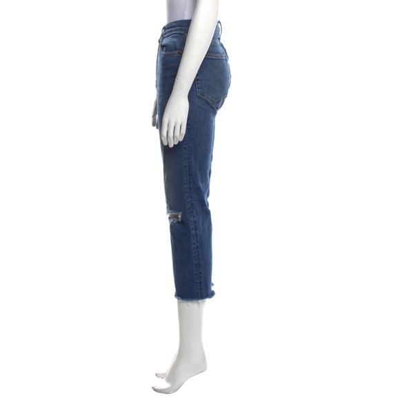 Re/Done Women’s Mid-Rise Straight Legs Jean Size US 28 - Excellent Condition - Picture 3 of 7